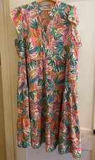 SHEIN Colorful Floral Dress, Women’s Size 3XL, Gently Used