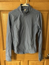 90 Degree by Reflex Women's Full Zip Activewear Jacket Blue Size L