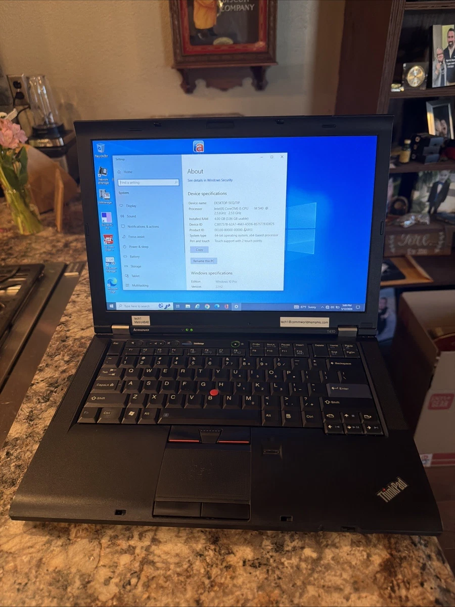 Lenovo ThinkPad T410 PC Notebooks/Laptops for Sale | Shop New Lenovo ThinkPad T410 PC Notebooks/Laptops for Sale | Shop New