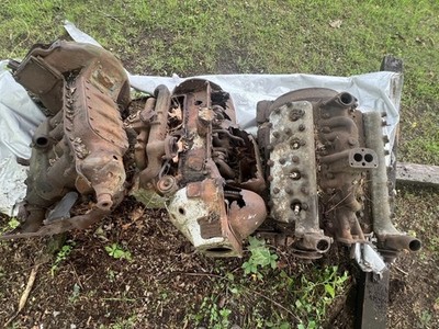 9 Engines - 4 Ford V8 Flathead, 2 Ford Model T, 1 Packard, 1 Plymouth, 1Misc