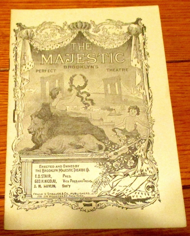 1914 Broadway Playbill Omar, The Tentmaker W/Guy Bates Post The Majestic Theatre
