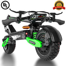 Electric Scooter Adult 30MPH,1200W Motor E-Scooter,11'' Off-Road Tire Scooter
