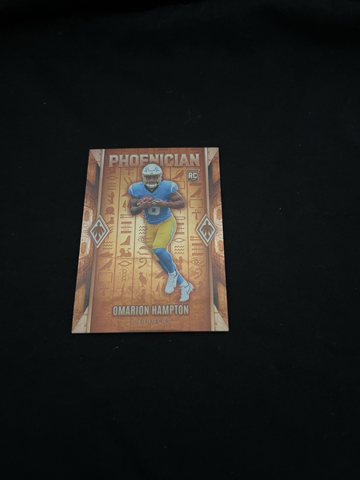 2025 Panini Football Phoenix Omarion Hampton Phoenician Case Hit SSP RC Chargers
