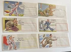 WWll WW2 Letter Envelope Unused Military Comic Humor Art Set Of 6 USA Patriotic
