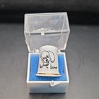 Porcelain Sewing Thimble Dog Design Made in England Fine Bone China — photo 1