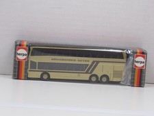 Kässbohrer-Setra S 228 DT autobus a due piani in scatola metallizzata oro Herpa 1:87