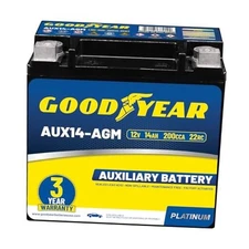 -AGM BCI Group Size 400 12V 14 AH, 22RC, 200 CCA Platinum series AUX14