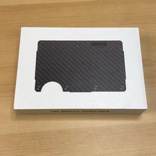 The Ridge Wallet - 3K Weave Money Clip Carbon Fiber RFID Blocking Open Box