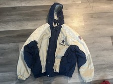Vintage 90s Dallas Cowboys Starter Parka Jacket Vtg 1990s NFL Puffer Coat Large