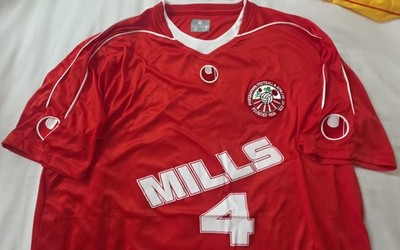 Davy Mills Memorial Portadown FC Legends Shirt Uhlsport XL No.12 Extremely Rare