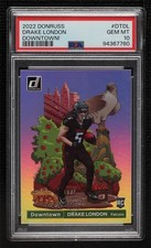 2022 Panini Donruss Downtown! Drake London #DT-DL PSA 10 GEM MT 1b7p