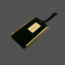 Wadsworth Black Suede Powder Compact Wristlet Miniaudiere Cigarette Holder, Vtg