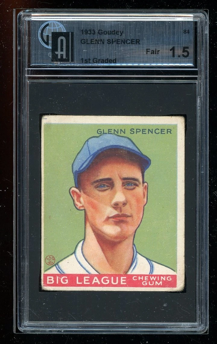 Glenn Spencer trading card