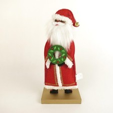 2024 Target Wondershop Fabric  Wood Black Santa Christmas Mantle New