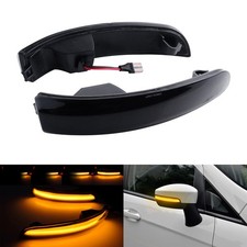 L+R Schwarz Linse LED Spiegelblinker Blinkleuchte Für Ford Kuga II DM2 Ecosport