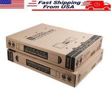 Universal TV Moving Box W/ Cushioning Fits TVs up to 65" Model 510012 New