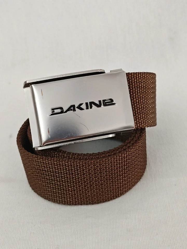 DAKINE RAIL BELT 帆布棕色可调节开瓶器总计 30 英寸! — 第 2/4 张图片