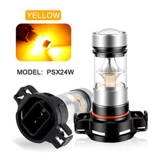 2PCS for 2013-2019 Peugeot 208 2008 LED Car Front Fog Light Bulbs Lamps 2504 PSX