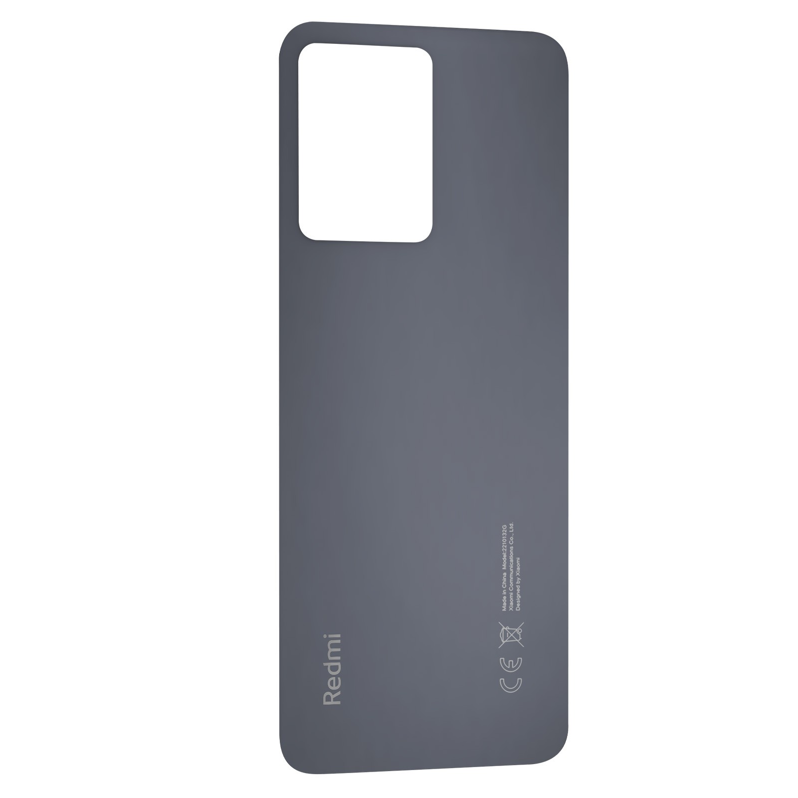 Finition Graphite Élégante pour le Cache Batterie Xiaomi Redmi Note 12 4G
