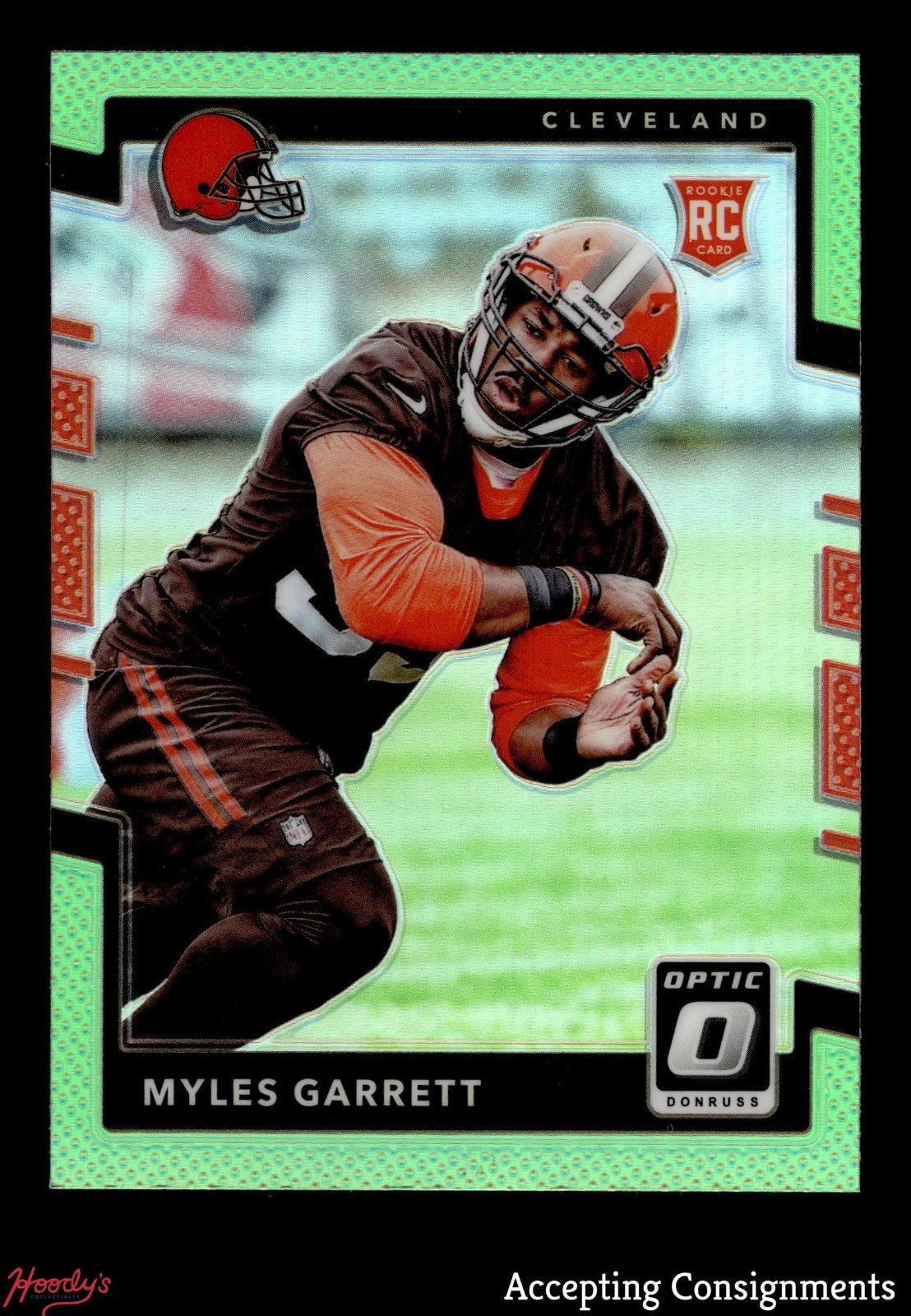 2017 Donruss Optic Lime #106 Myles Garrett ROOKIE RC BROWNS