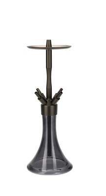 MOE'S WANTED M1 - Aluminium Anthrazit matt neuwertig Shisha 52cm