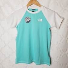 NWT The North Face S/S Amphibious Tee Girls Sz L UPF 50