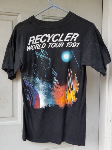 T-shirt ZZ Top 1991 riciclatore vintage Southern Rock Band concerto tour S maglietta piccola - Foto 2 di 5