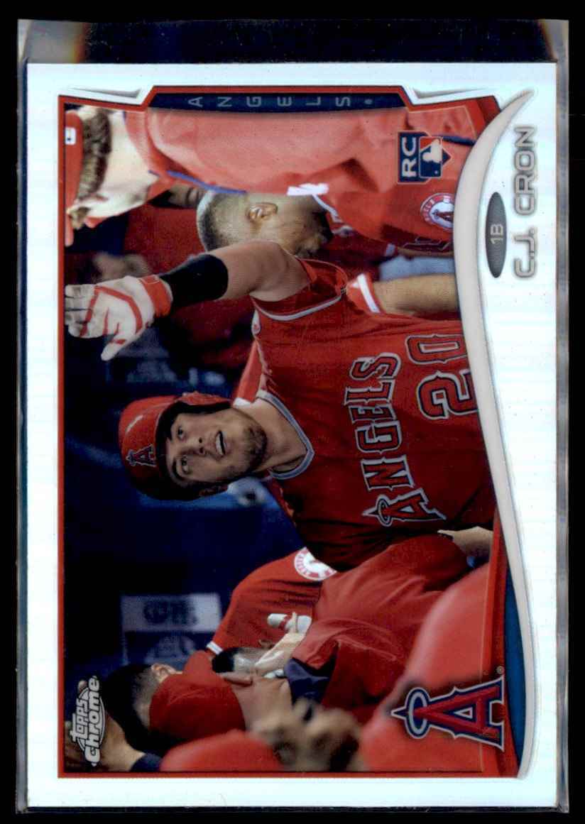 2014 Topps Chrome Refractor C.J. Cron RC Los Angeles Angels #151