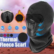 Tactical Balaclava Helmet Liner Face Mask Winter Warm Windproof Fleece Ski Mask