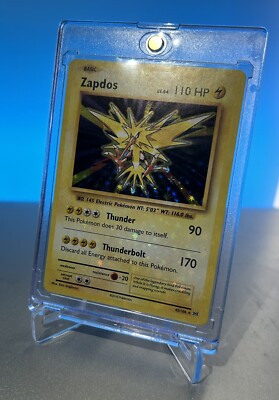 🔥 Zapdos Super Rare Full Holo Bleed #42 Pokémon XY Evolutions- NM