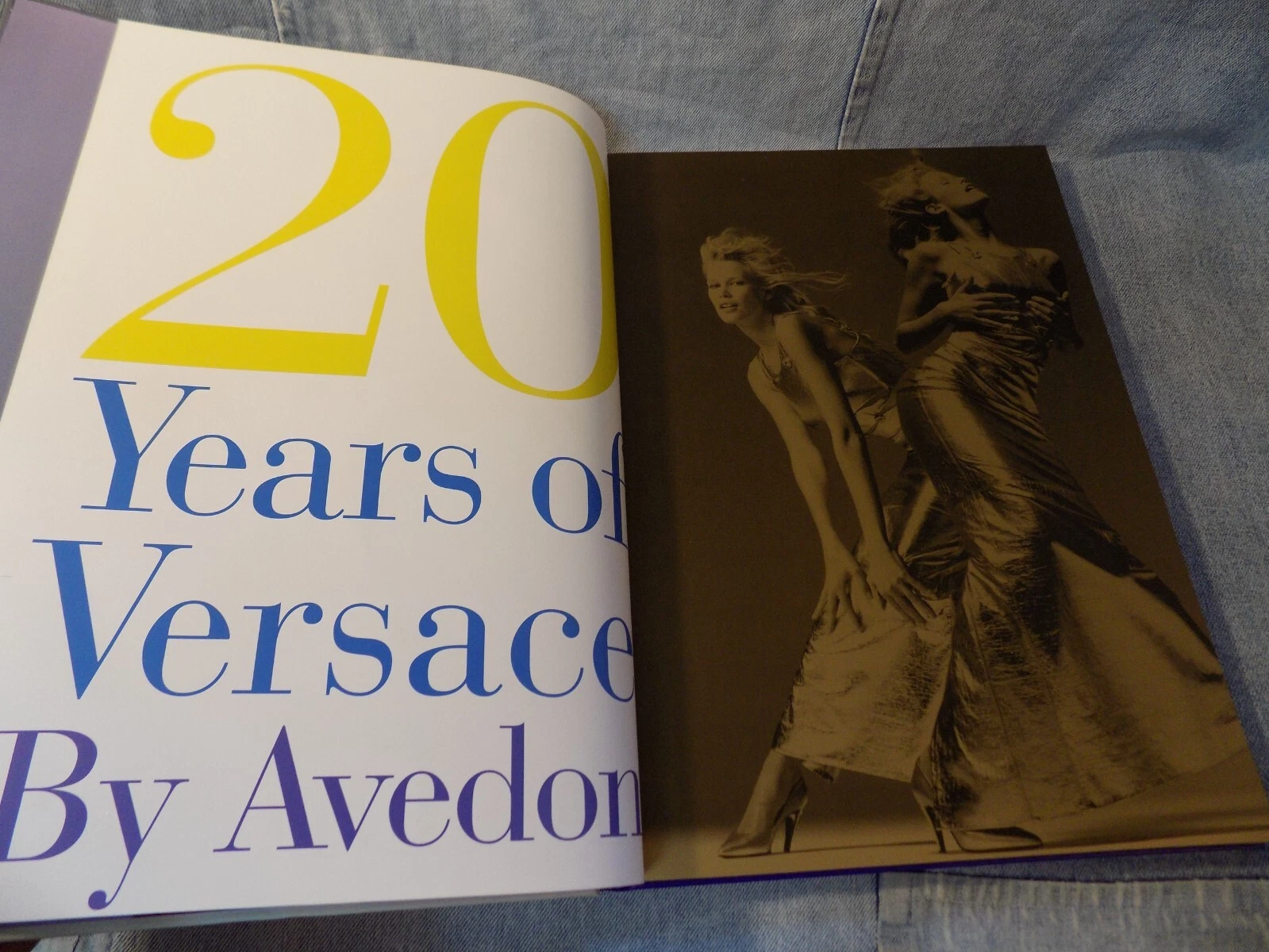 The Naked & The Dressed: 20 Years Of Versace By Avedon First Edition Hardcover