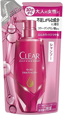 UNILEVER CLEAR Scalp & Hair Expert Moist Scalp Shampoo Refill 300g