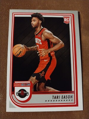 2022-23 TARI EASON NBA HOOPS ROOKIE CARD RC #247 HOUSTON ROCKETS LSU TIGERS 