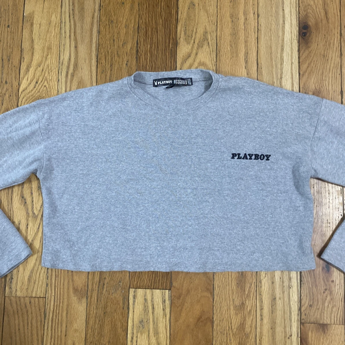 Grey missguided sweatshirt sales