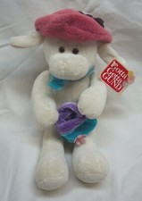 GUND Easter Pals CUTE SOFT LAMB W/ HAT AND BAG 9" Plush STUFFED ANIMAL Toy NEW