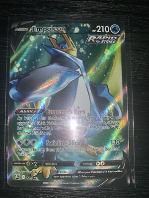 Empoleon V 145/163 Battle Styles Full Art Ultra Rare Holo Pokemon TCG Card