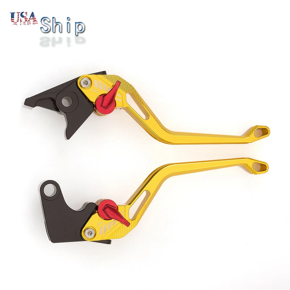 Золотистые регулируемые тормозные рычаги 3D сцепления для Kawasaki NINJA250R 2008-2011 2012 CNC - Изображение 3 из 4