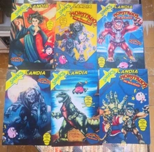 Portadas cajas 11 Ficheros Monstruos Del Bolsillo México Sonrics 1996 bootlegs