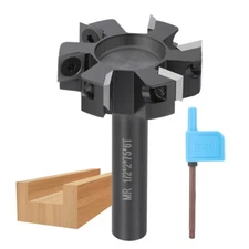 Spoilboard Surfacing Router Bit 1/2" Shank 2" 6T Slab Flattening Planing Bit