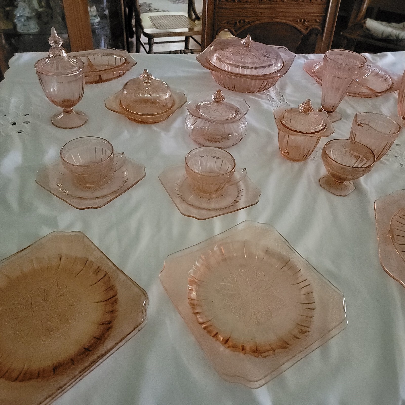 Adam Pink Depression Glass eBay