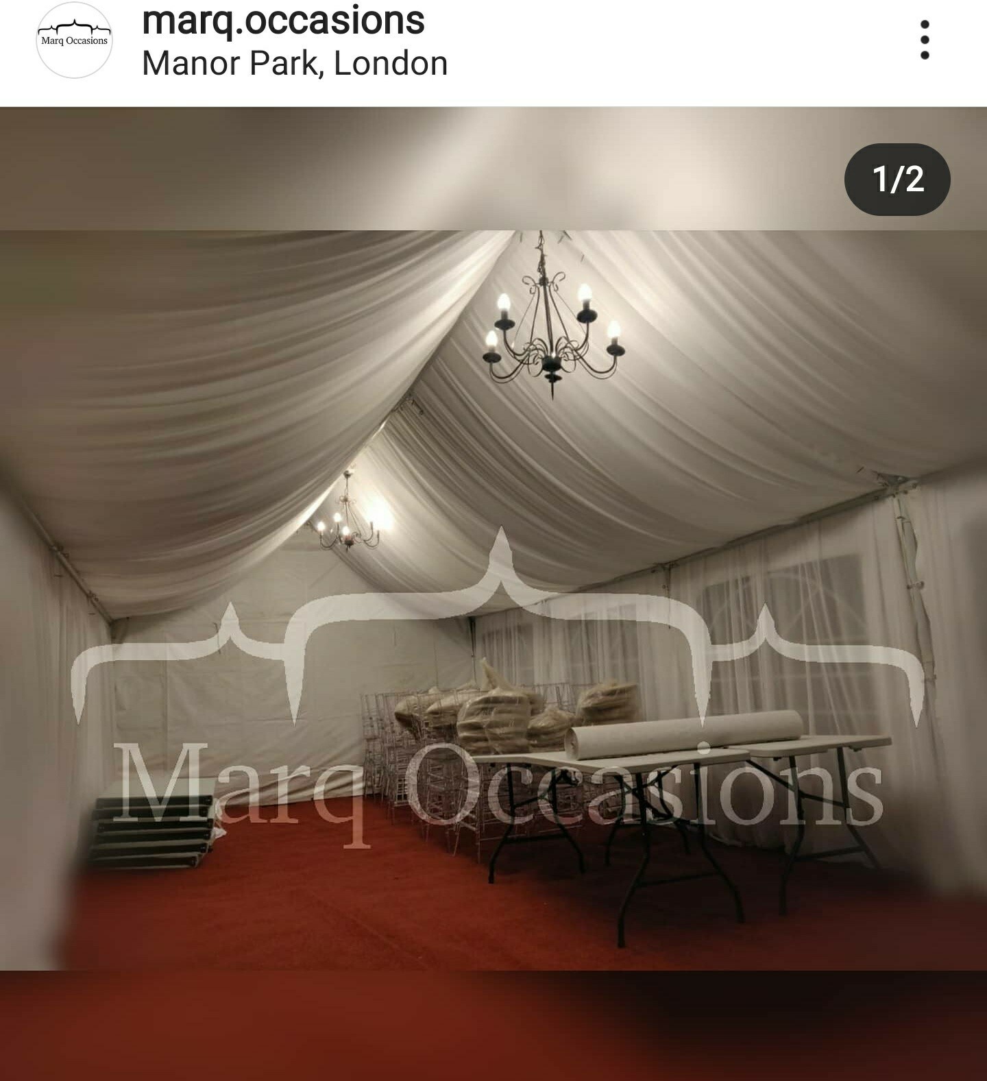 Marquee hire starting from £280!!!