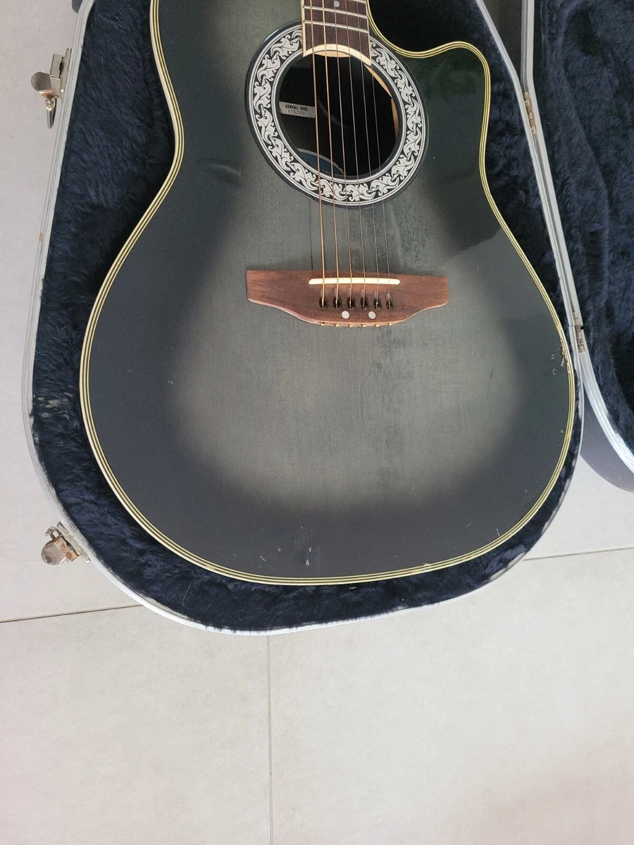 Ovation Celebrity CC68 Acoustic/Electric Guitar Natural Damaged