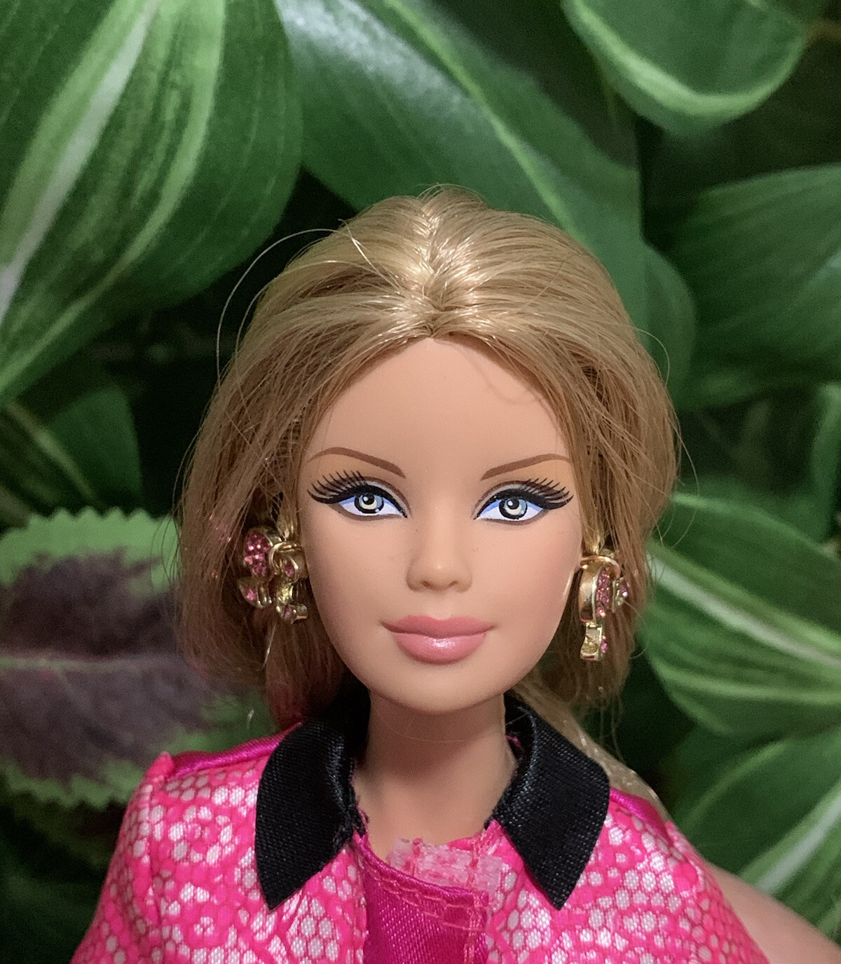 Barbie Jewelry Handmade Barbie Doll Earrings Barbie Logo Gold/Pink eBay