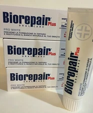 3X Biorepair PRO WHITE Oral Whitening Repairs Enamel PLUS toothpaste 75ML New