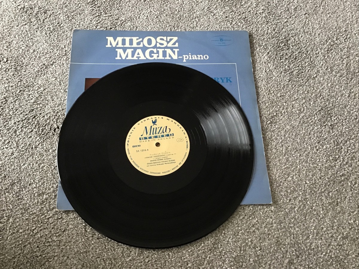CHOPIN Piano Concerto Milosz Magin 12” Vinyl LP Album Record Rare