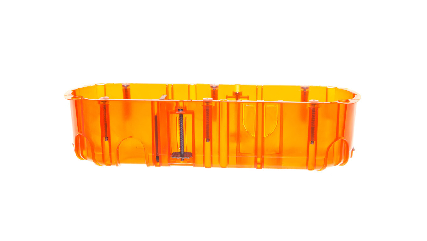 Batibox Triple flush-mounted box 67mm 213x50mm orange 080123 /T2UK