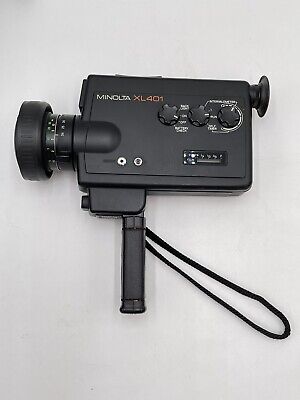 Vintage LOT - 1977 MINOLTA XL 401 Super 8, case, 46mm Vintage LOT - 1977 MINOLTA XL 401 Super 8, case, 46mm