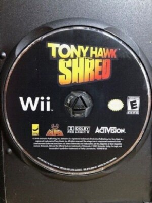 Tony Hawk Shred for Nintendo Wii Disc Only
