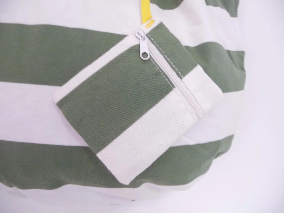 Bolso de Mano American Eagle Outfitters Playa Divertido Verde Blanco a Rayas Nuevo con Etiquetas Foto 3 de 4