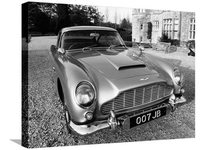 ART.COM Canvas Wall Art Prints James Bond's Aston Martin DB5, Used in the Fil...